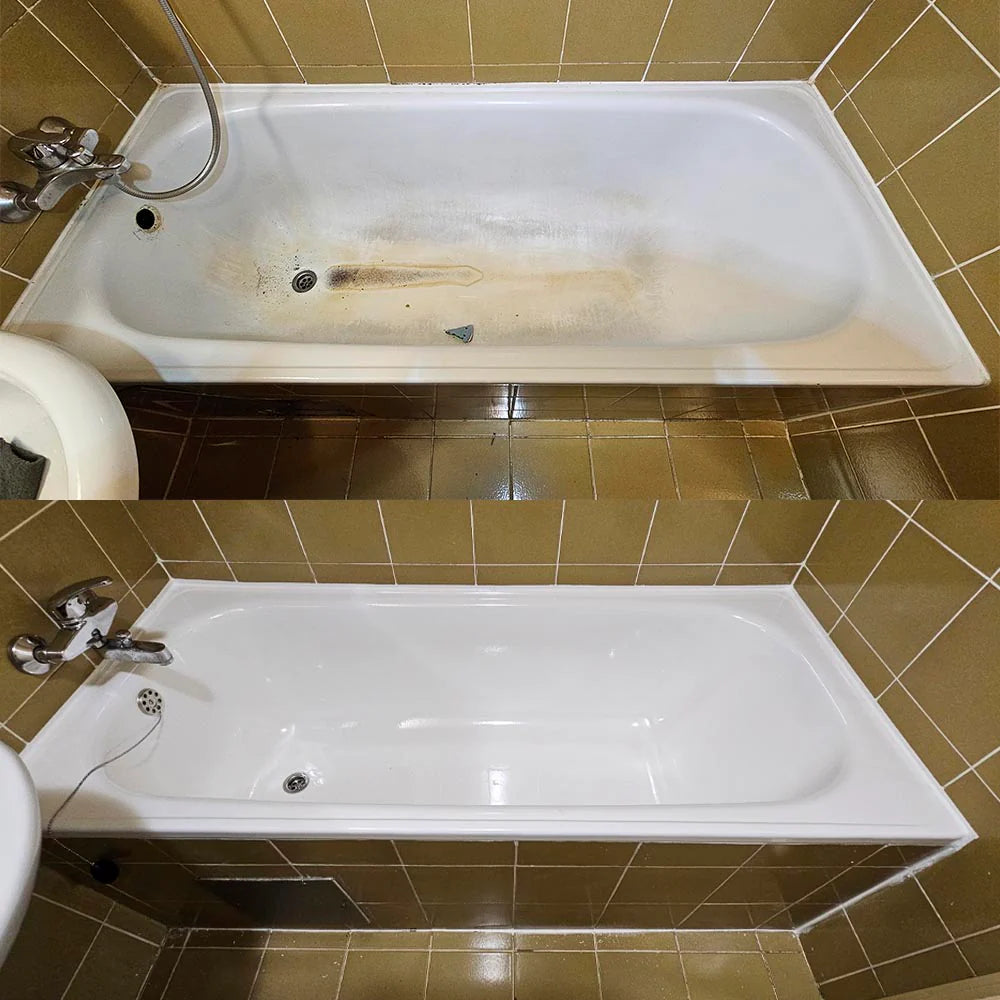 ekopel bathtub coating paint cover white